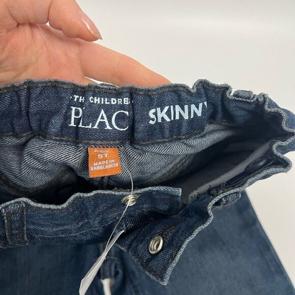 Blue Jeans Size 5T Skinny Medium Wash 100% Cotton The Childrens Place NWT - Picture 4 of 7